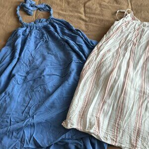 Beautiful Flowy Blue Dress/Swimsuit Cover-up